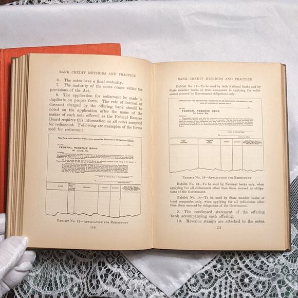1921 First Printing of "Bank Credit Methods and Practice" Antique Hardback Book - Picture 10 of 10
